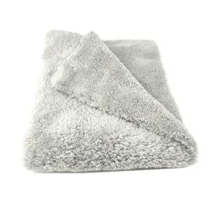 microvezel glasdoek 40x40cm blauw 250gsm per 5 verpakt